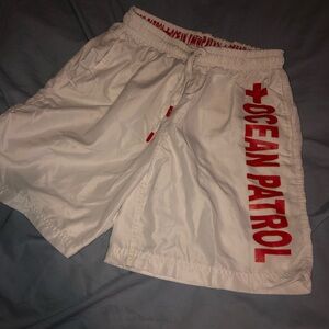 White Ocean Patrol Swim Shorts